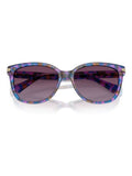 COACH cat eye sunglasses purple confetti tortoise frame - British product