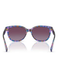 COACH cat eye sunglasses purple confetti tortoise frame - British product