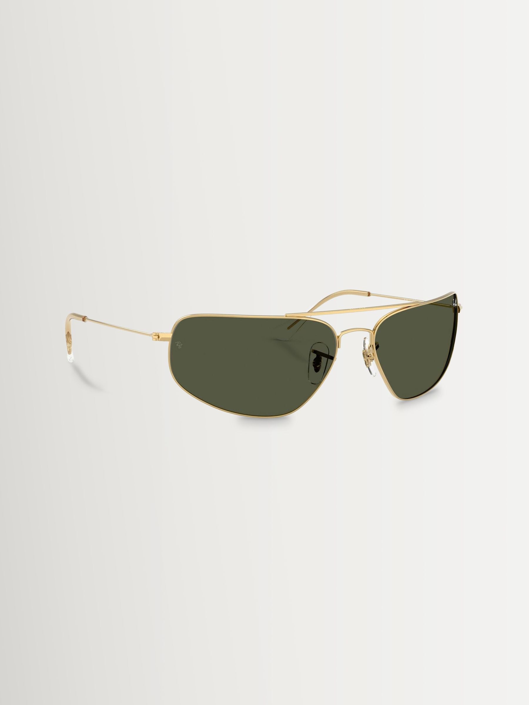 Ray-Ban RB3780 gold rectangle sunglasses - British product