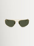 Ray-Ban RB3780 gold rectangle sunglasses - British product