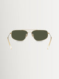 Ray-Ban RB3780 gold rectangle sunglasses - British product