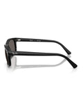 Ray-Ban rectangle sunglasses black frame grey lenses (British brand)