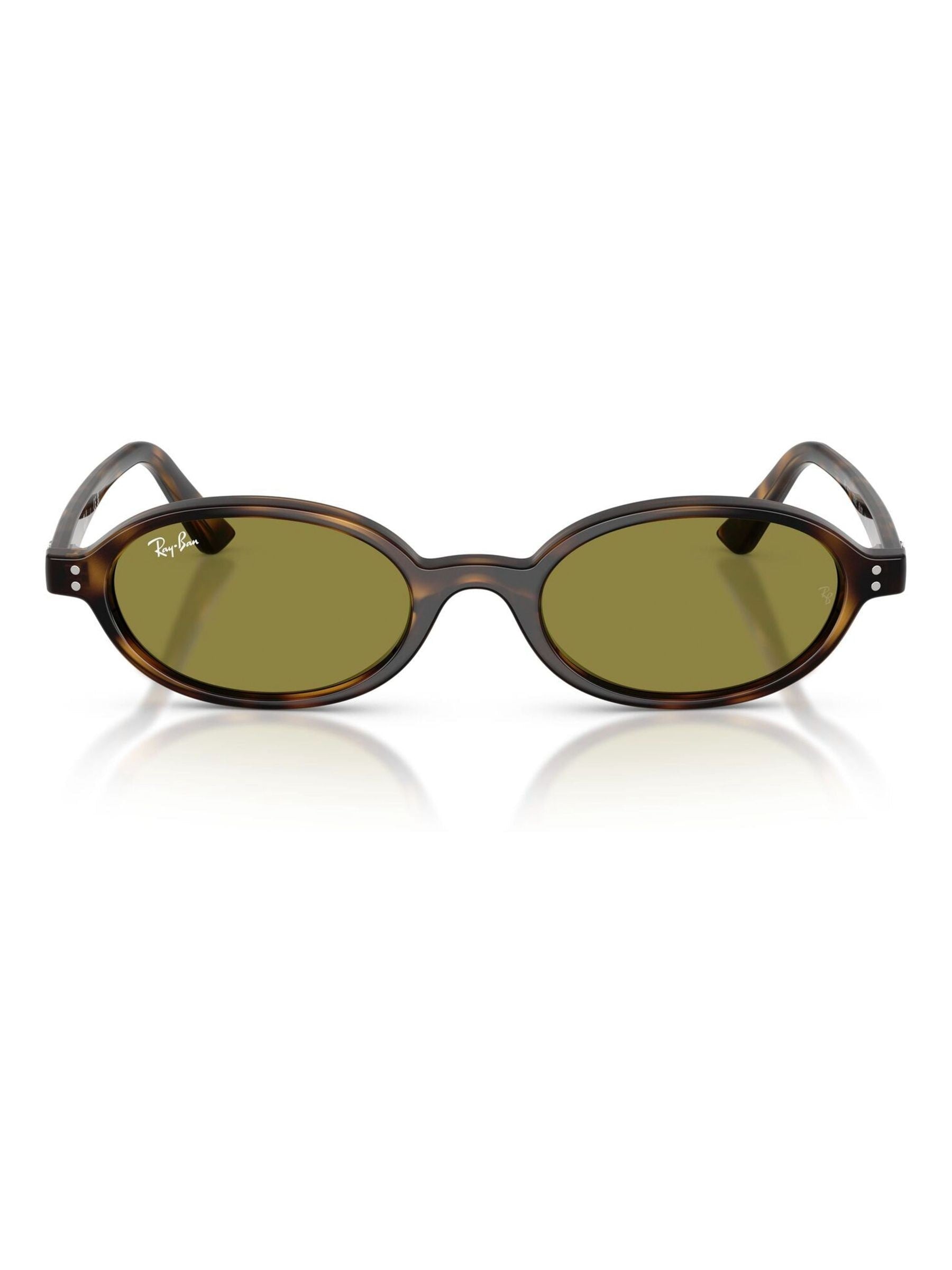Ray-Ban brown oval tortoise sunglasses (British brand)