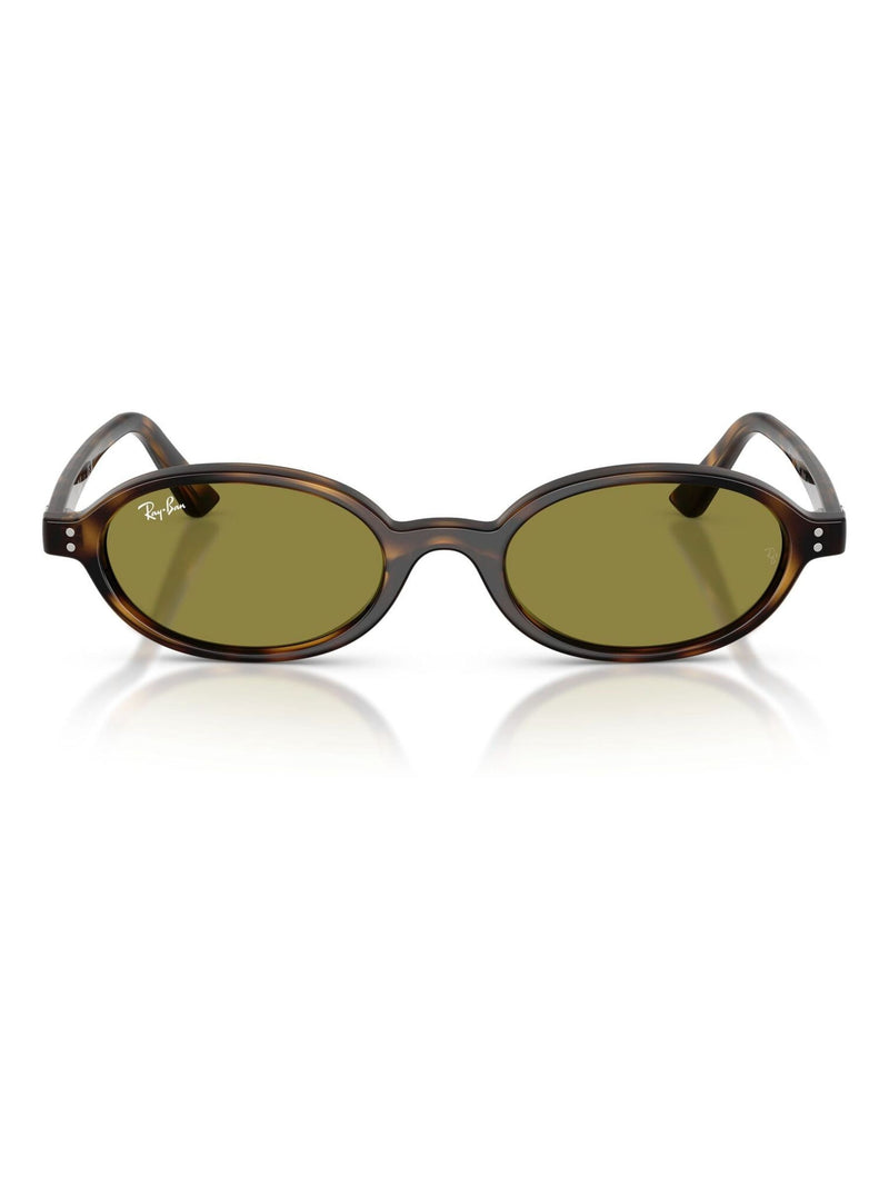 Ray-Ban brown oval tortoise sunglasses (British brand)