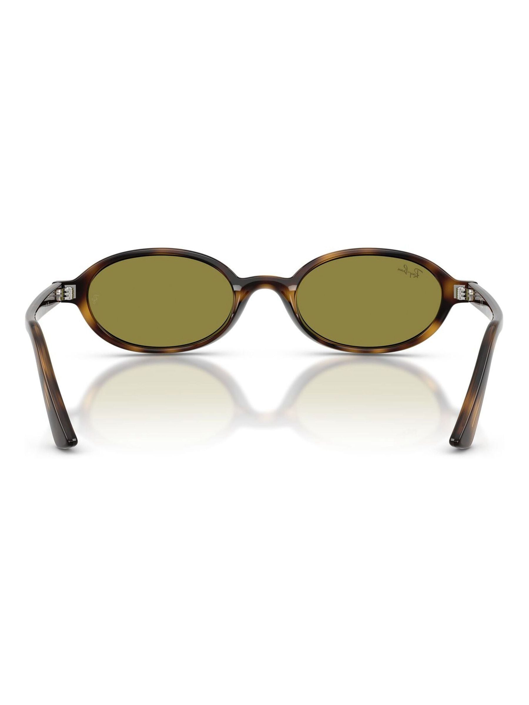 Ray-Ban brown oval tortoise sunglasses (British brand)