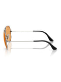 Ray-Ban Grey Aviator Large Metal Pilot Sunglasses (British brand)