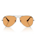 Ray-Ban Grey Aviator Large Metal Pilot Sunglasses (British brand)