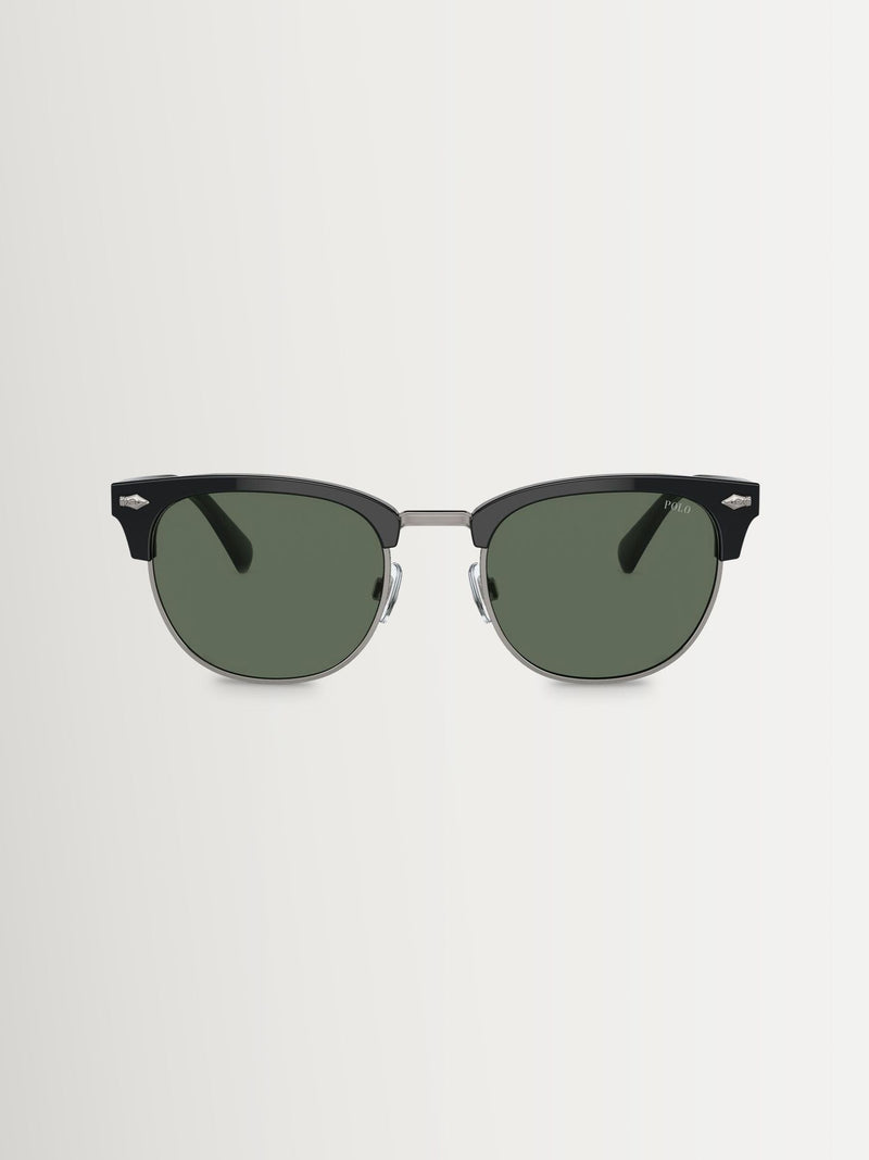 Polo Ralph Lauren black round sunglasses (British brand)