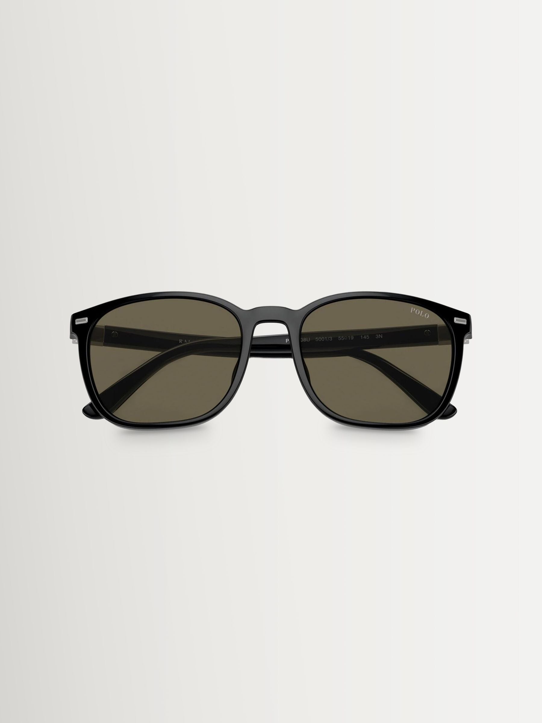 Polo Ralph Lauren square sunglasses black frame brown lenses (British brand)