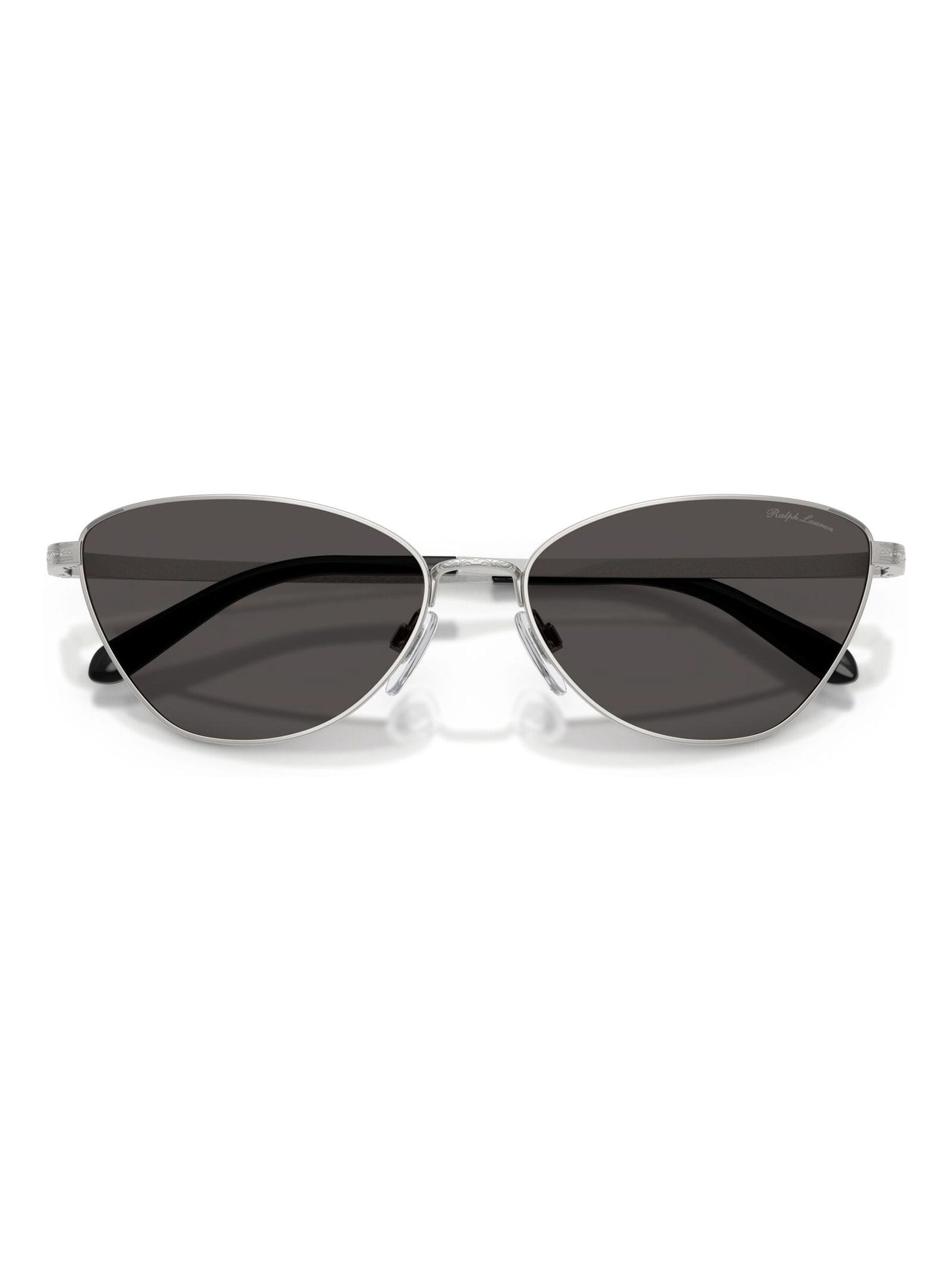 Ralph Lauren RL7093 rectangle sunglasses silver frame, UK version