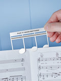 Oakdene personalised metal page holder for sheet music (British brand)