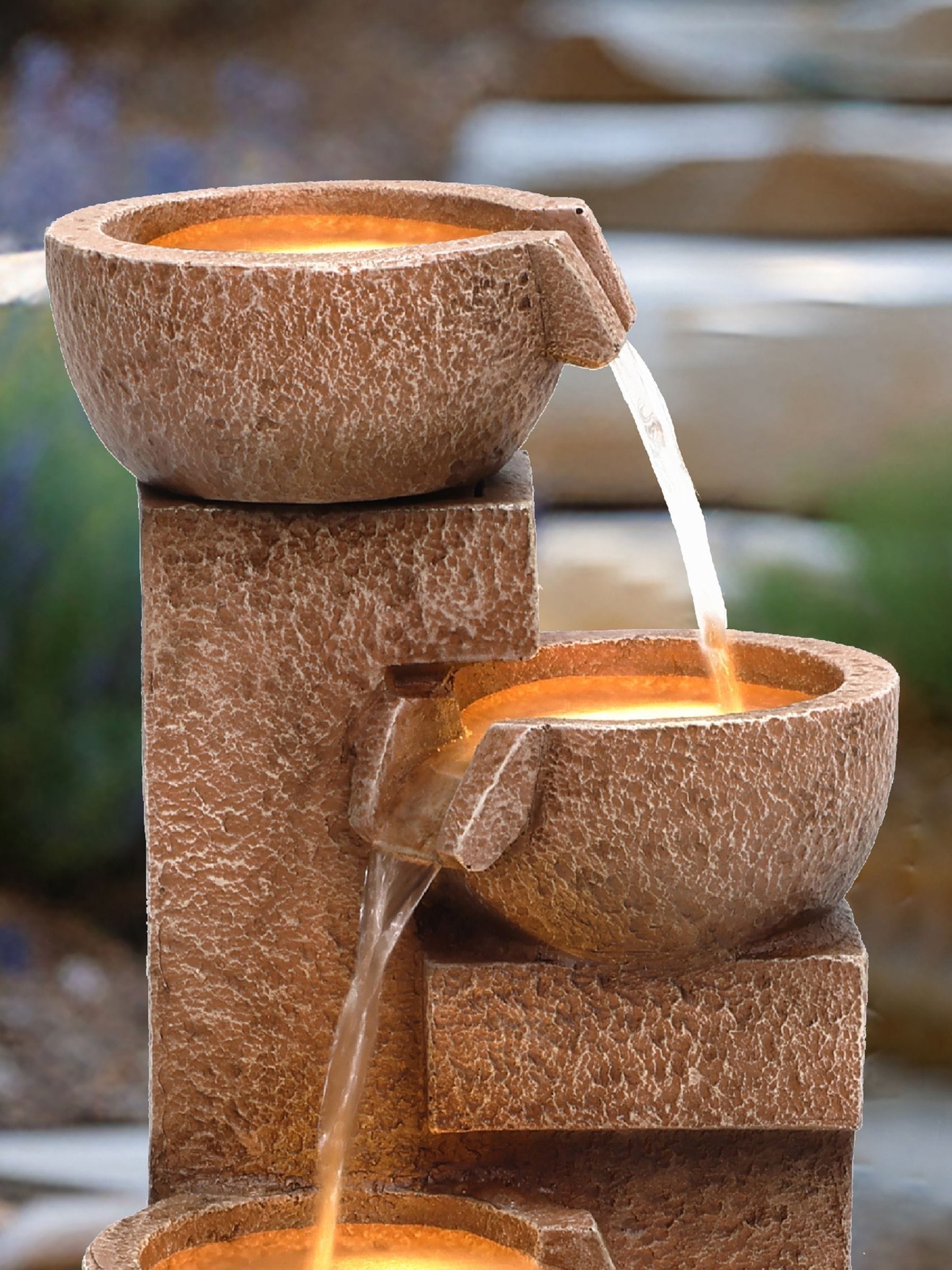 Charles Bentley Danube cascading garden water feature 54.5cm - British product