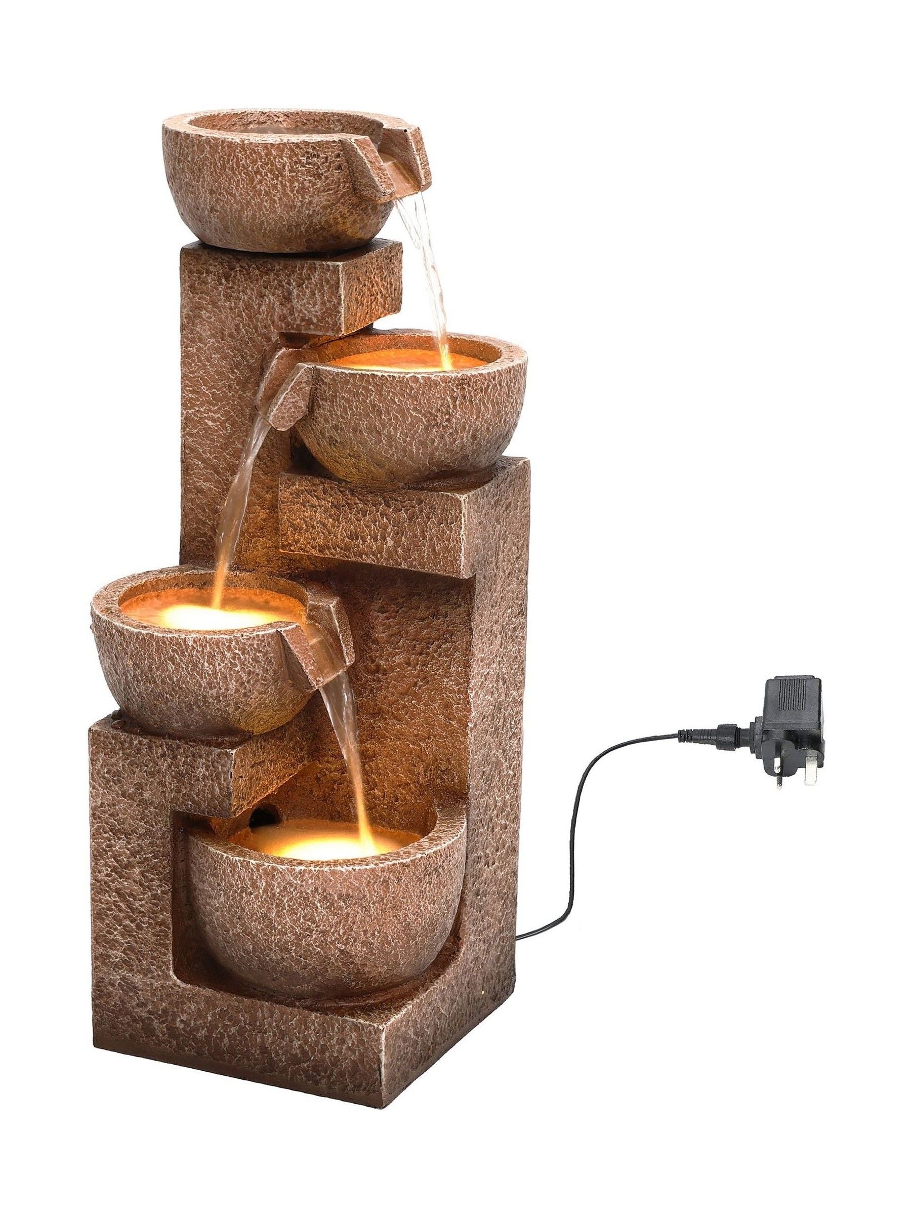 Charles Bentley Danube cascading garden water feature 54.5cm - British product