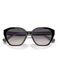 Ralph Lauren cat eye sunglasses black opal grey frames, UK version