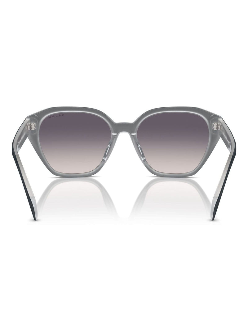 Ralph Lauren cat eye sunglasses black opal grey frames, UK version