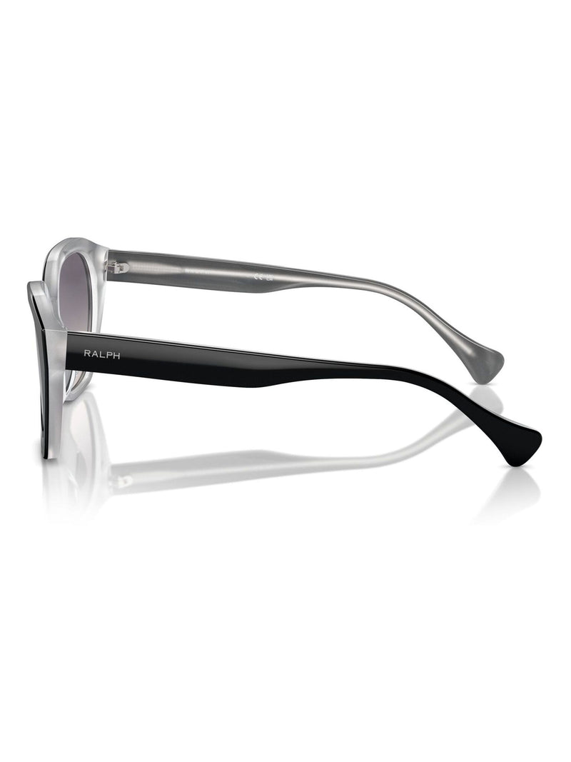 Ralph Lauren cat eye sunglasses black opal grey frames, UK version