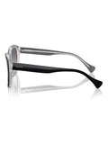 Ralph Lauren cat eye sunglasses black opal grey frames, UK version