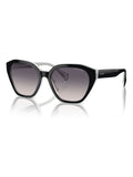 Ralph Lauren cat eye sunglasses black opal grey frames, UK version