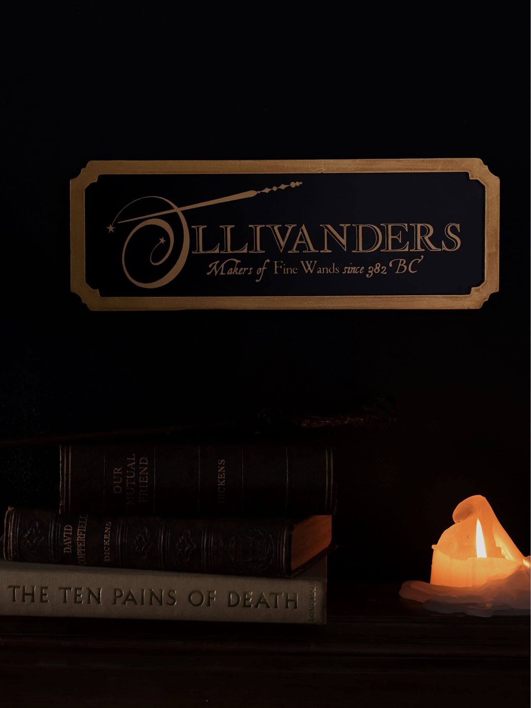 Harry Potter Ollivanders wall sign 30cm, UK version