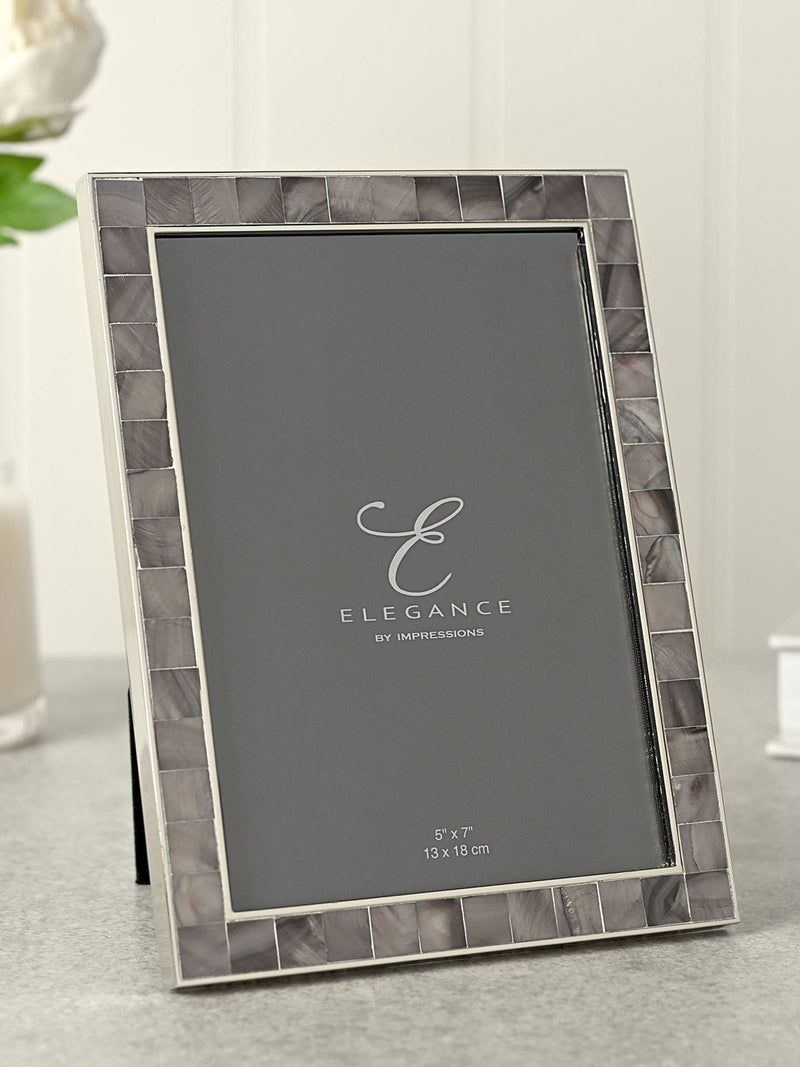 Widdop grey photo frame 5x7, UK version