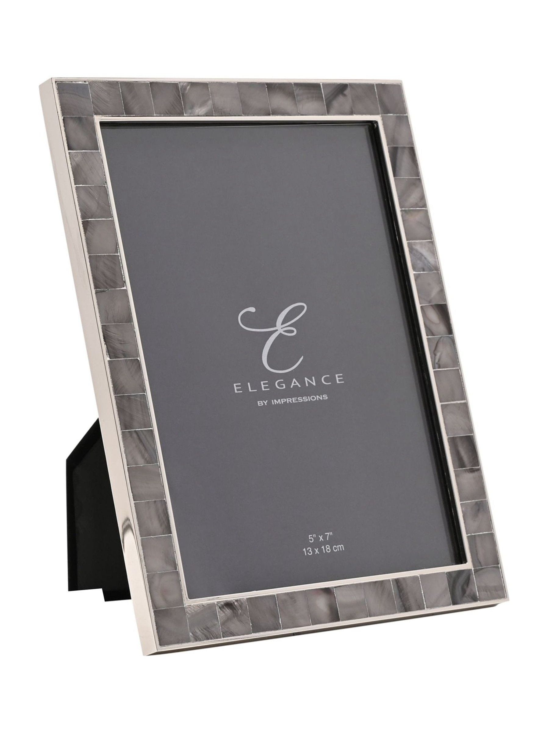 Widdop grey photo frame 5x7, UK version