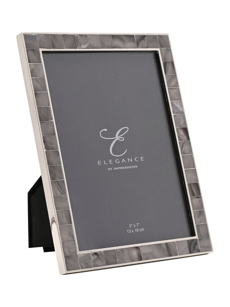 Widdop grey photo frame 5x7, UK version
