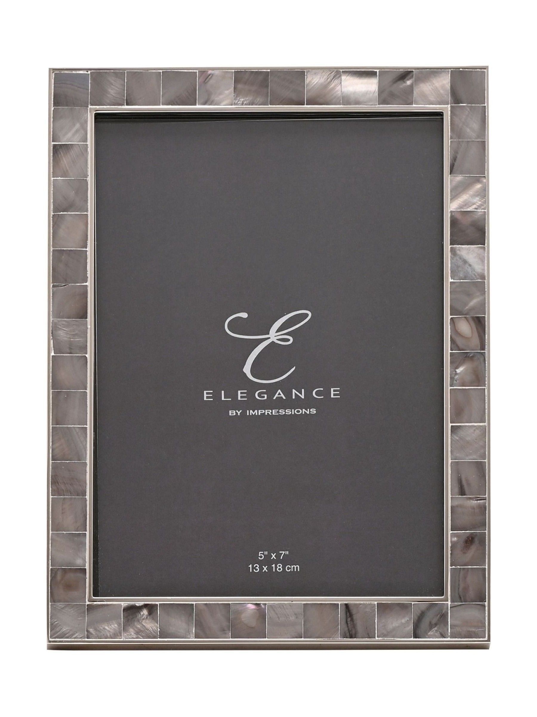 Widdop grey photo frame 5x7, UK version