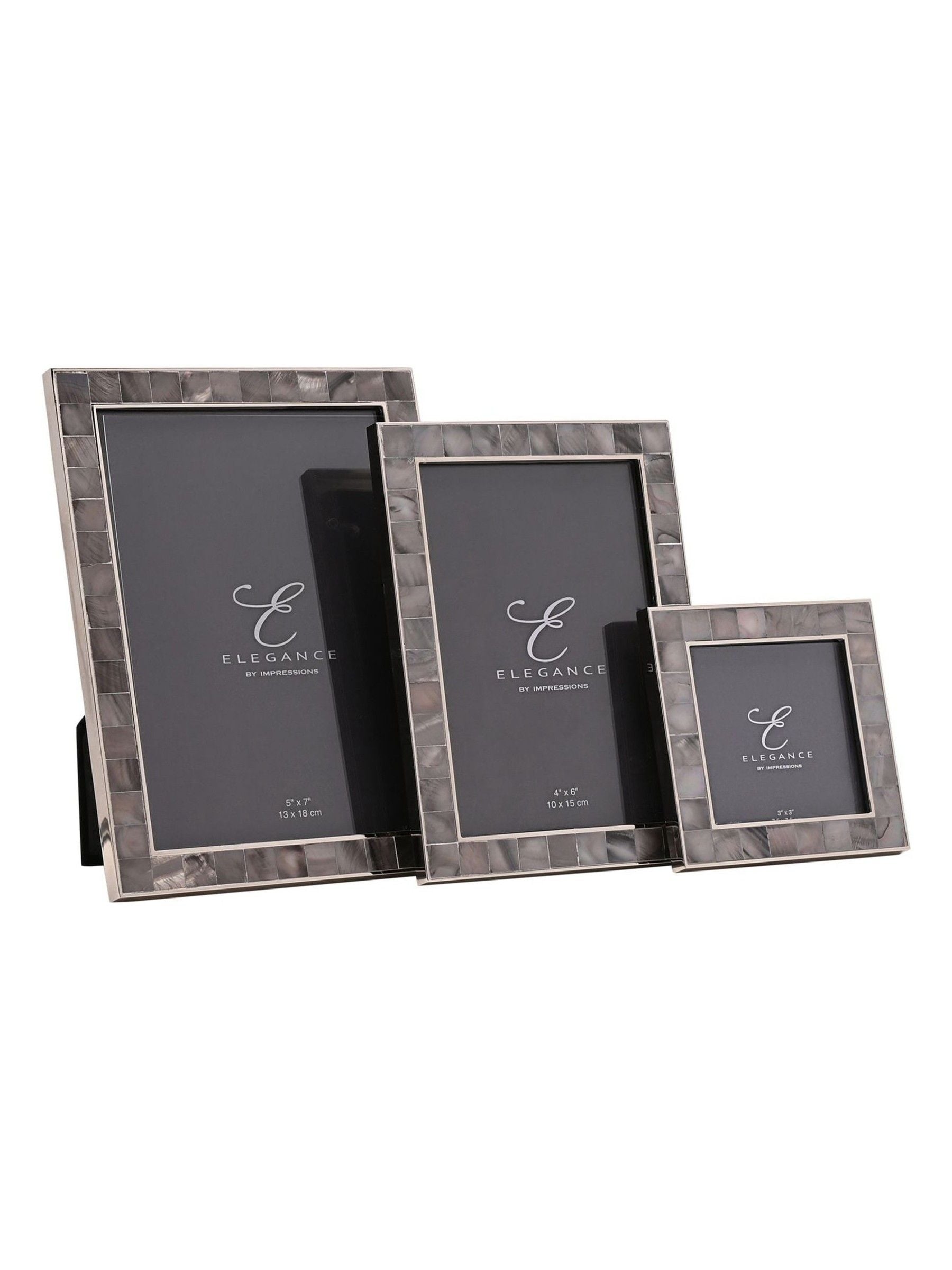 Widdop grey photo frame 5x7, UK version