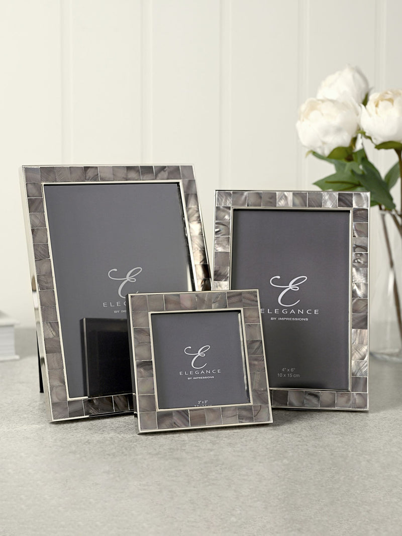 Widdop grey photo frame 5x7, UK version