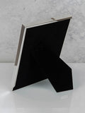 Widdop silverplated rib edge photo frame 5x7, imported from the UK