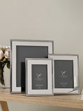Widdop silverplated rib edge photo frame 5x7, imported from the UK