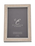 Widdop silver faux shagreen photo frame, imported from the UK