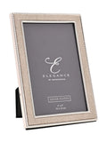 Widdop silver faux shagreen photo frame, imported from the UK