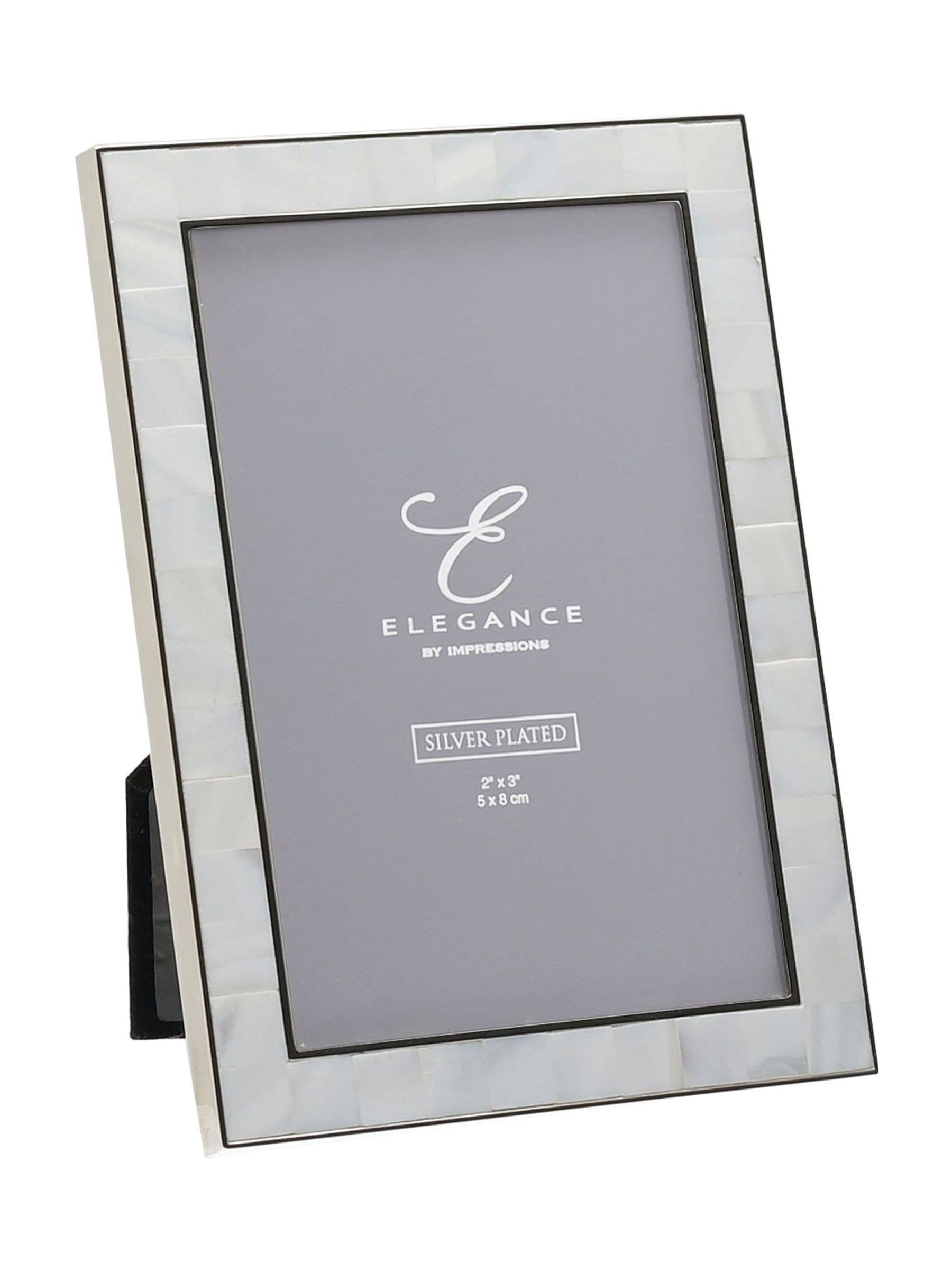 Widdop silver-plated hammered frame 4x6, imported from the UK