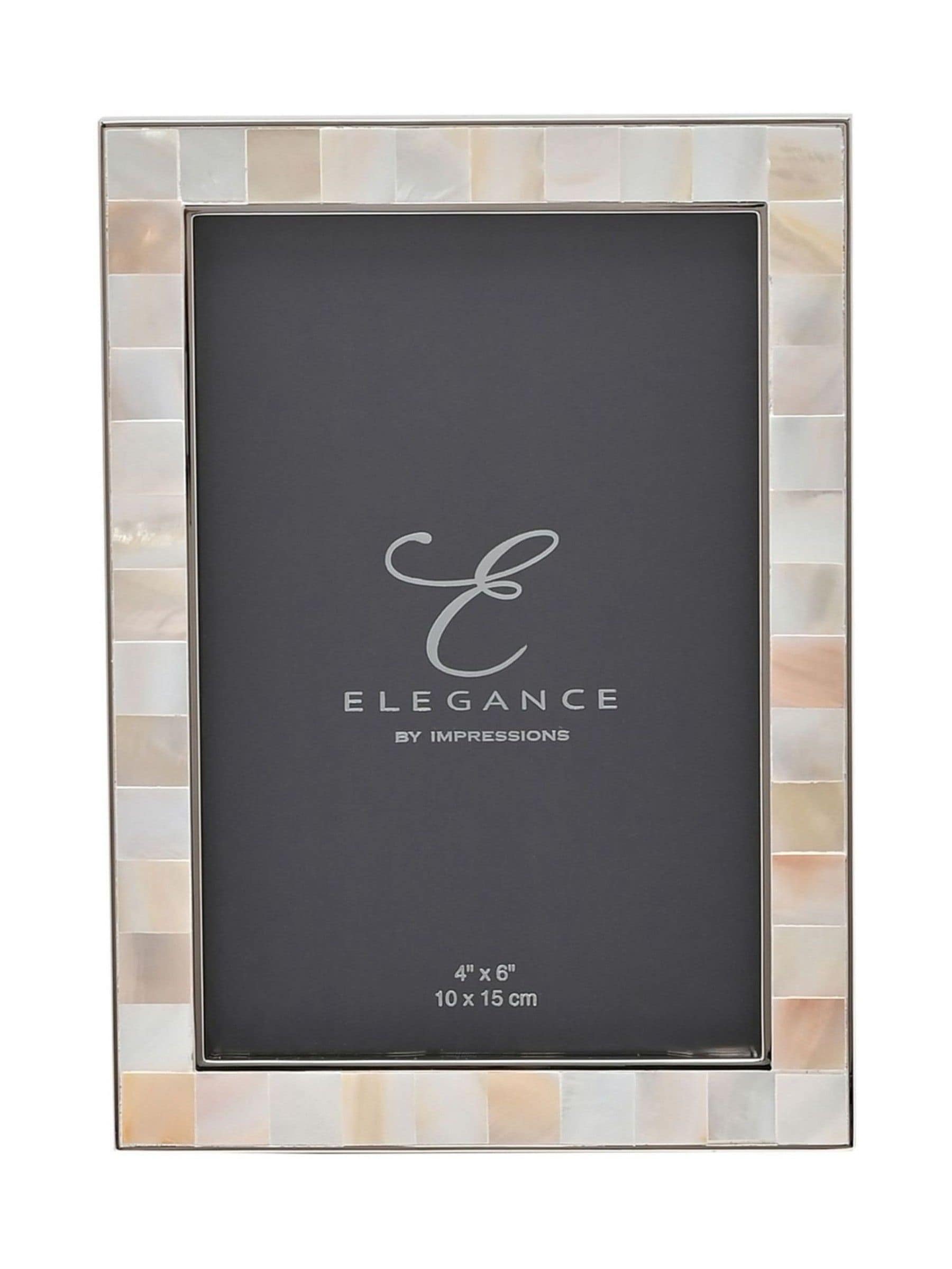 Widdop silver-plated hammered frame 4x6, imported from the UK