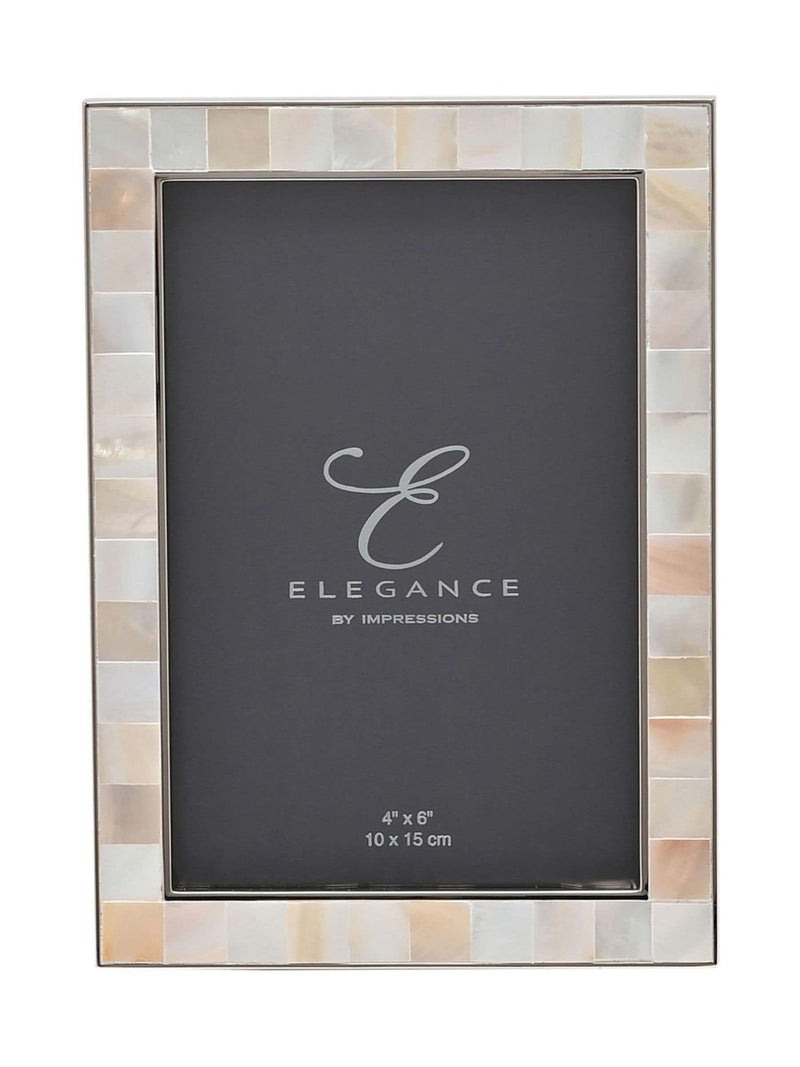 Widdop silver-plated hammered frame 4x6, imported from the UK