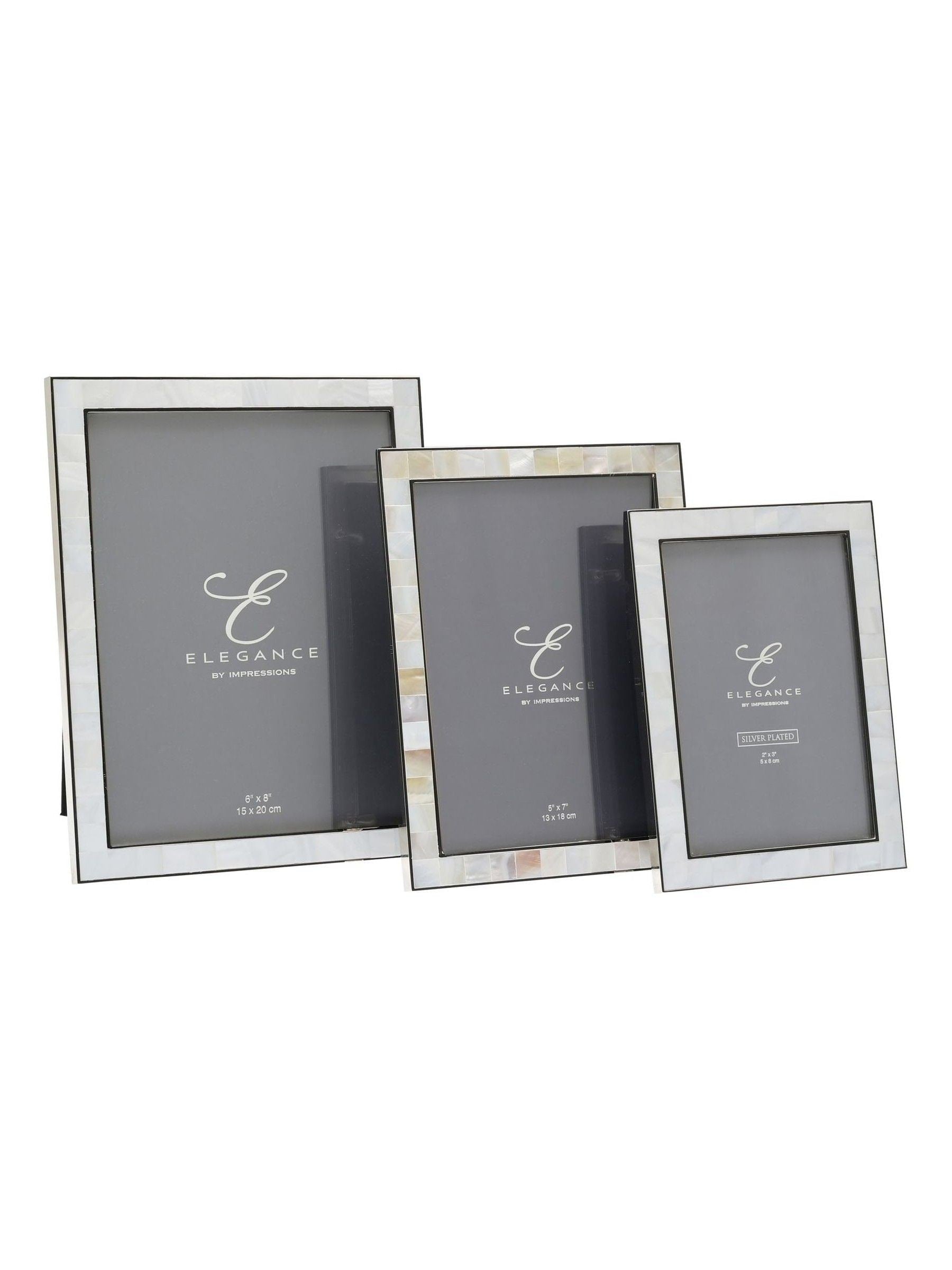 Widdop silver-plated hammered frame 4x6, imported from the UK