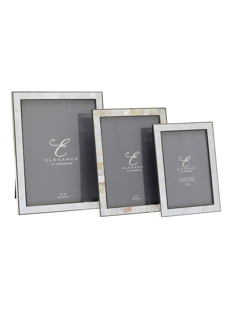 Widdop silver-plated hammered frame 4x6, imported from the UK