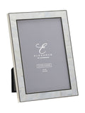 Widdop silver-plated hammered frame 4x6, imported from the UK