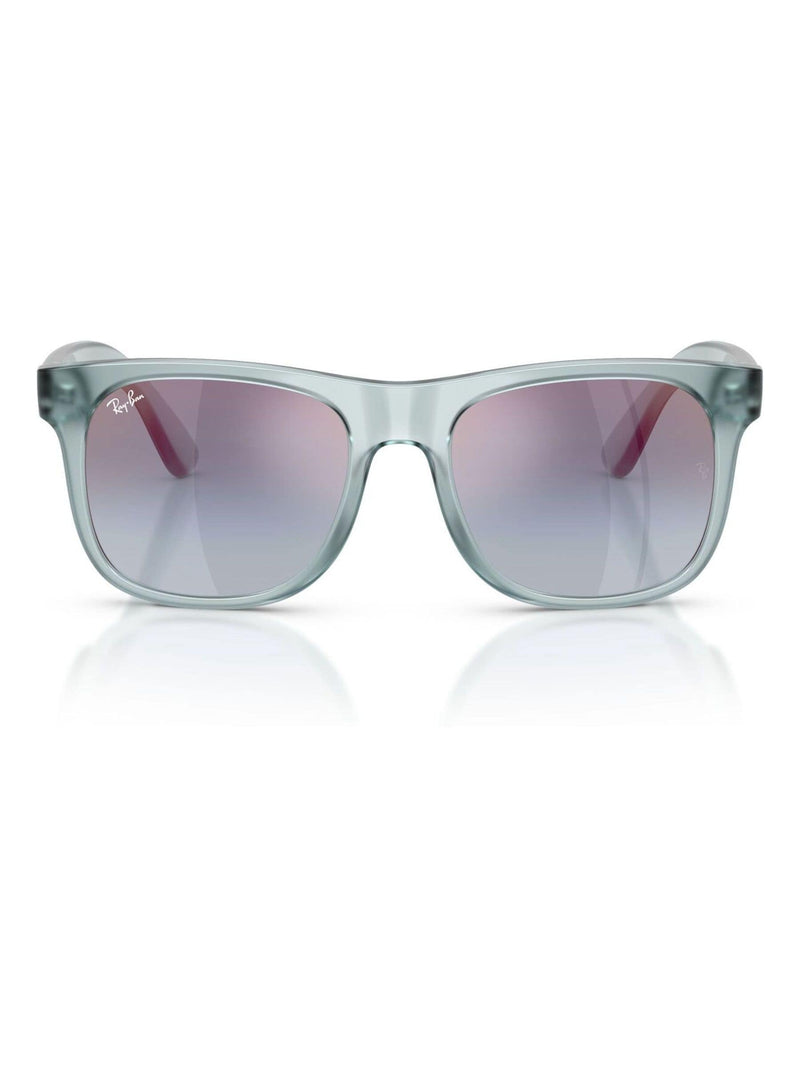 Ray-Ban blue junior sunglasses pink mirrored lenses UK version