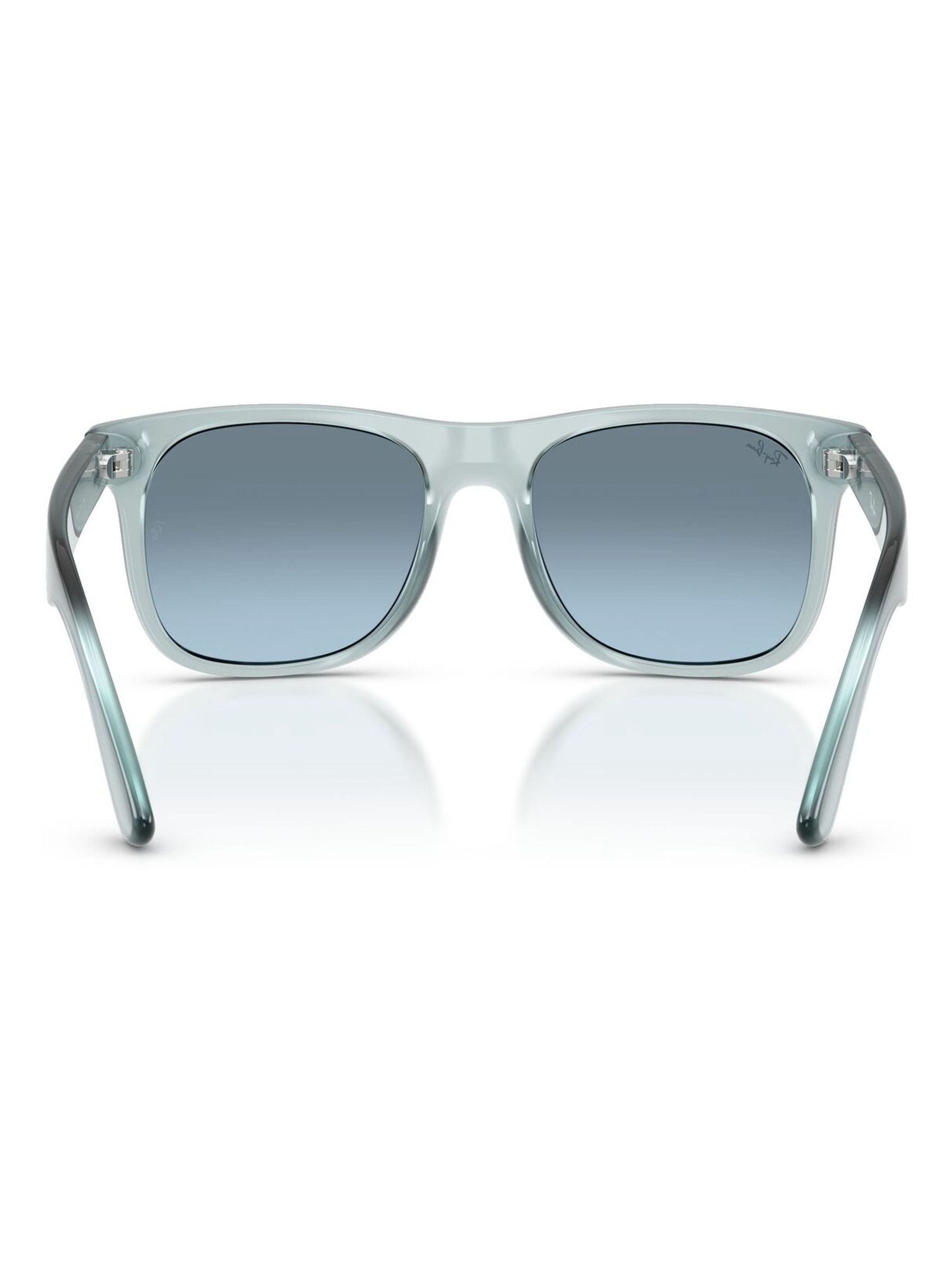 Ray-Ban blue junior sunglasses pink mirrored lenses UK version