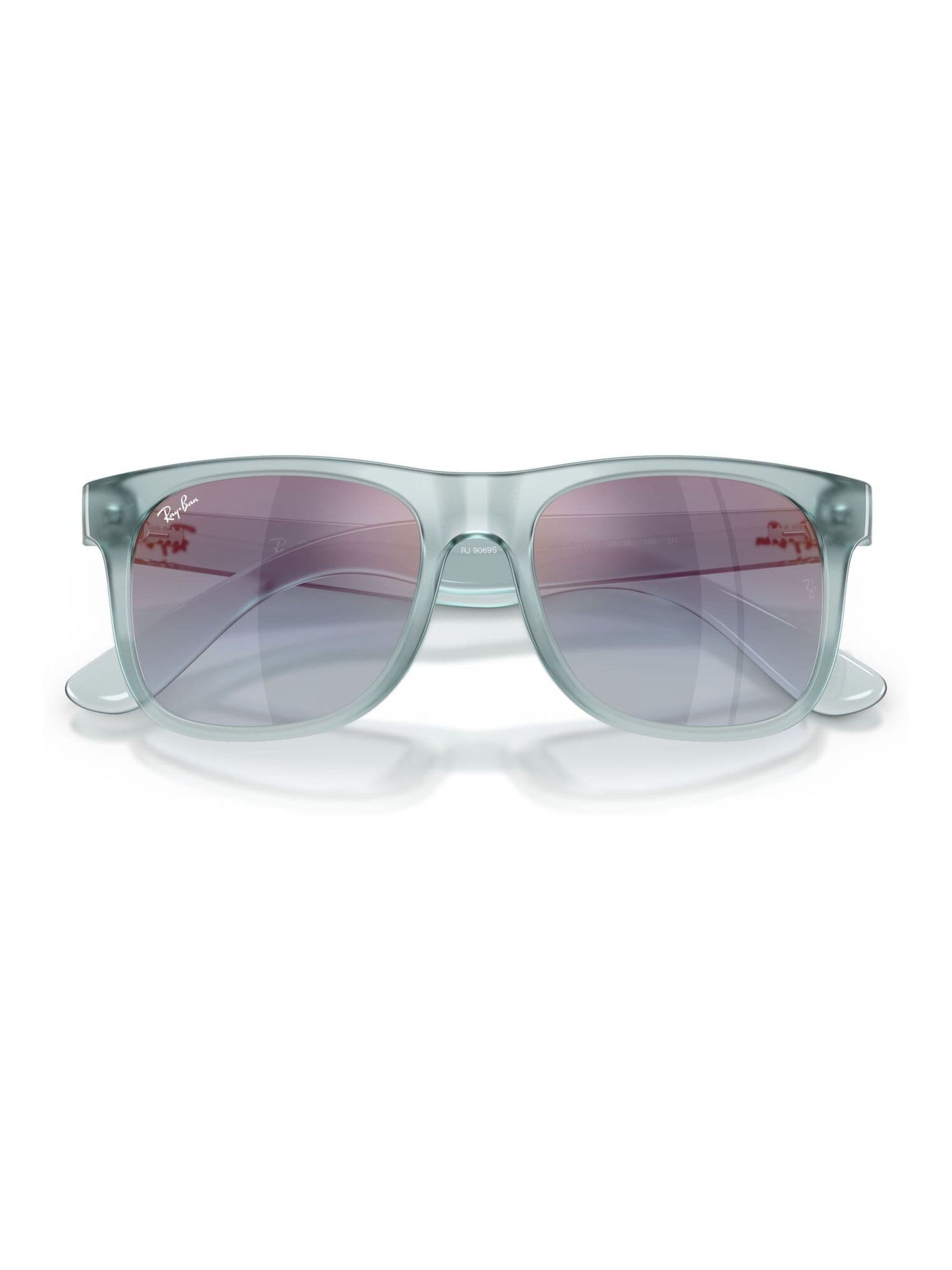 Ray-Ban blue junior sunglasses pink mirrored lenses UK version