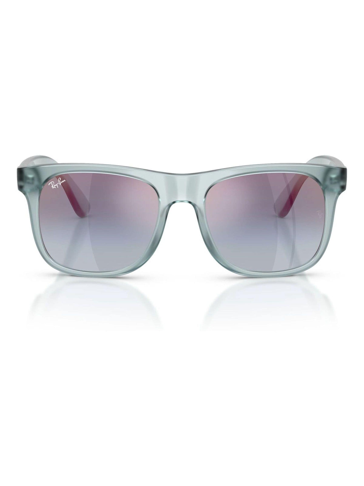 Ray-Ban blue junior sunglasses pink mirrored lenses UK version