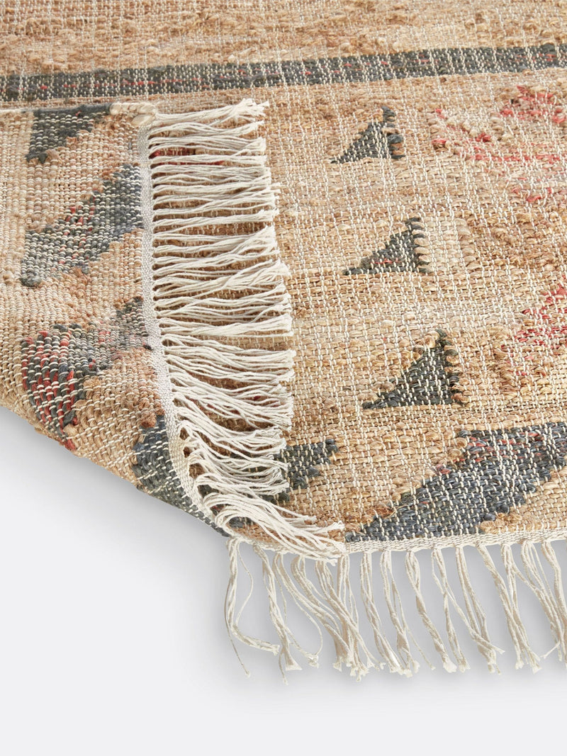 La Redoute multicolour aged effect kilim jute rug 240x330cm, UK version