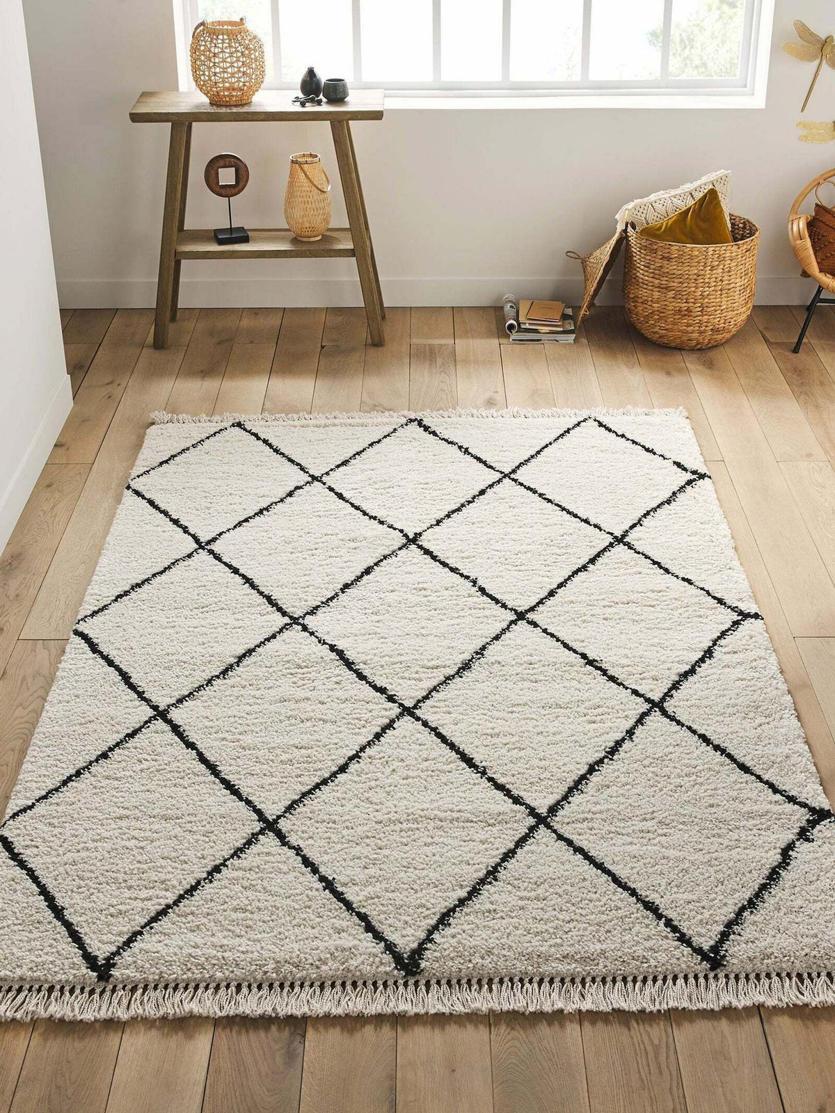 La Redoute Intérieurs Jiraya fringed berber rug (British brand)