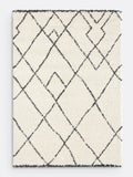 La Redoute Rabisco Berber style rug white and black (British brand)