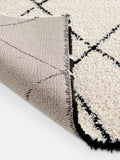 La Redoute Rabisco Berber style rug white and black (British brand)
