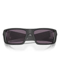 Oakley Heliostat rectangle sunglasses matte black, UK version