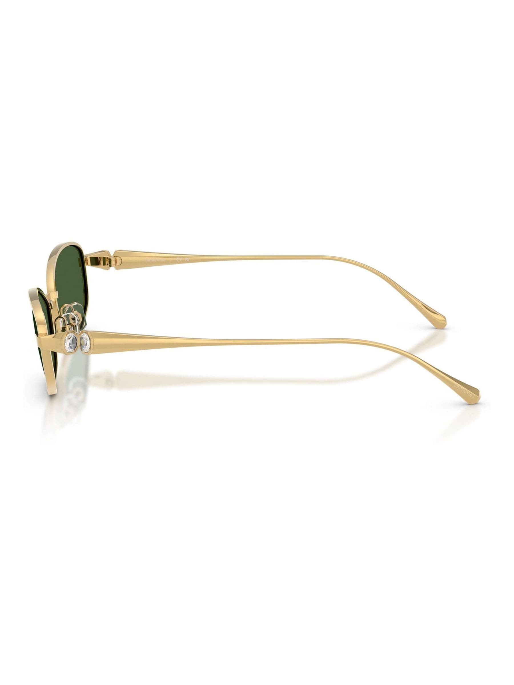 Swarovski Gold 0Sk7042 Pillow sunglasses, UK version
