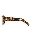Swarovski brown irregular sunglasses medium havana frame, UK version